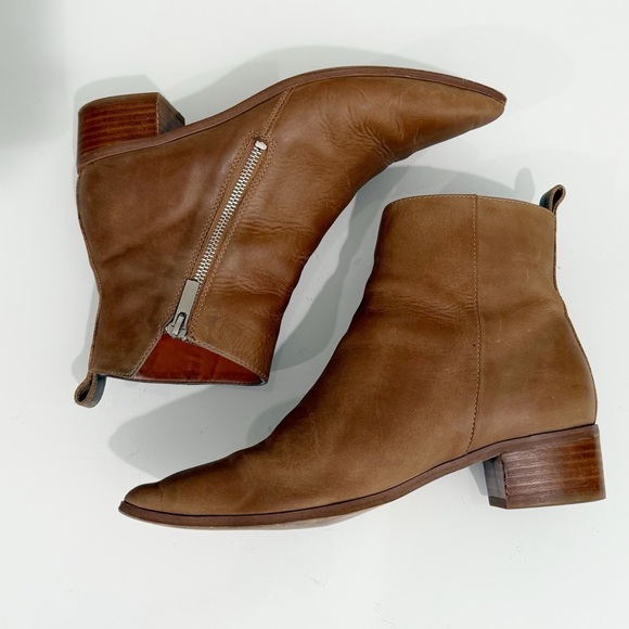 TONY BIANCO Jake Rust Diesel Ankle Boots Booties Brown Leather Size 8.5 - Picture 8 of 13